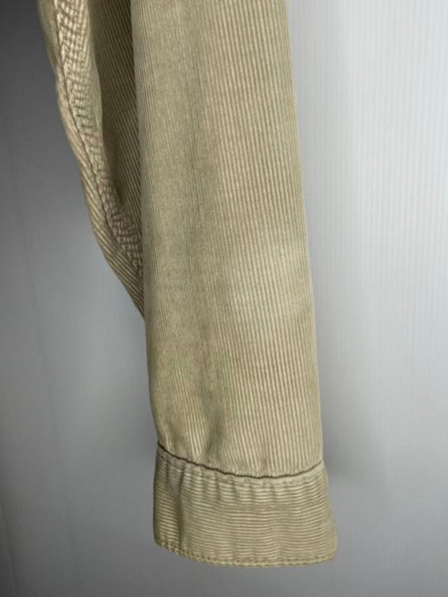 Levis White Tab Corduroy Jacket in Khaki Beige - UK Medium