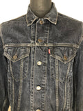 vintage  Urban Village Vintage  urban village  red tab  pockets  long sleeve  levis strauss  levis  levi strauss  Denim jacket  denim  collar  button  blue