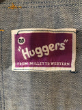 vintage  Urban Village Vintage  urban village  Shirt  shacket  rappers  press stud  mens  medium  m  Jacket  Huggers  denim style  denim shirt  denim  button fastening  blue  belted  70s  1970s