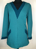 1970s Polka Dot Tunic Top by Windsmoor - Size UK 14