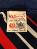 womens  white  waist belt  vintage  Urban Village Vintage  urban village  summer  St Michael  Skirts  skirt  retro  red  press stud fastening  navy  MOD  Chevron Stripes  blue  a-line  8  70s  70  1970s