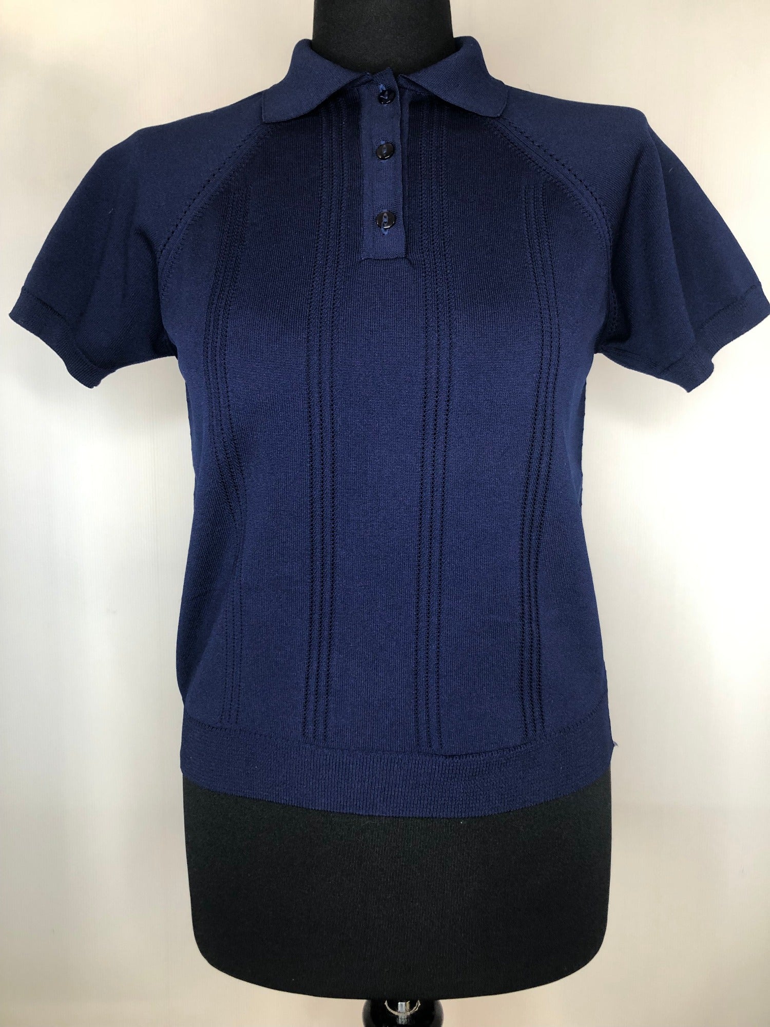 womens  vintage  Urban Village Vintage  urban village  Traquair of Scotland  polo top  polo  patterned  MOD  midi dress  knitwear  knitted  knit  blue  60s  1960s  10