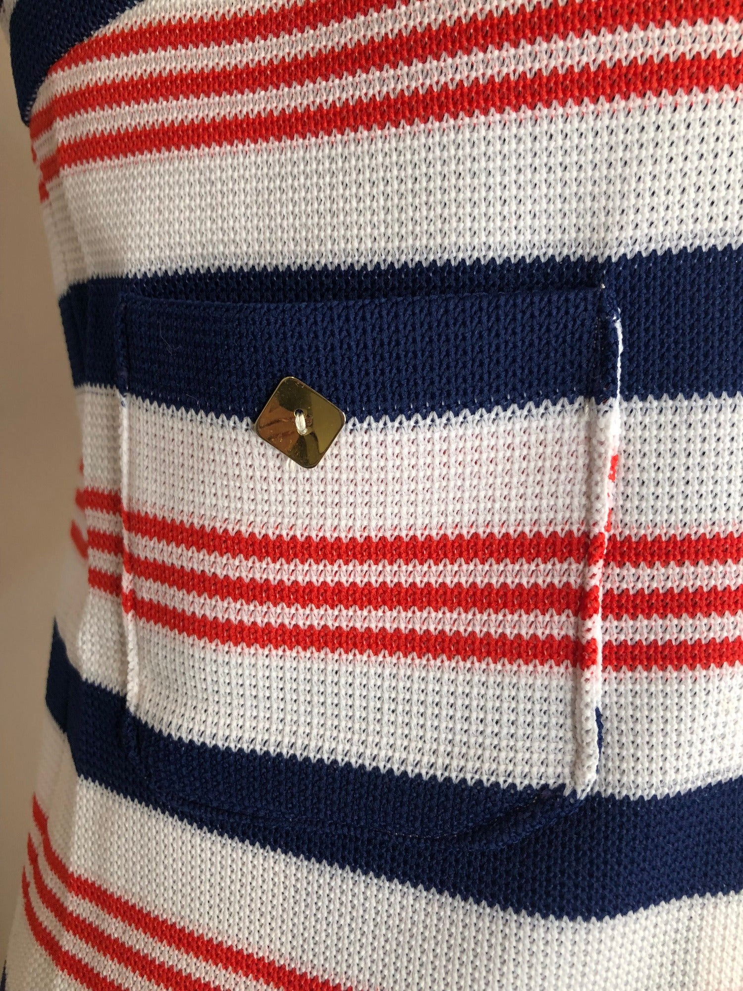 zip back  womens  white  vintage  Urban Village Vintage  stripes  striped dress  striped  scooter dress  scooter  Red  MOD  Blue  60s  1960s  10