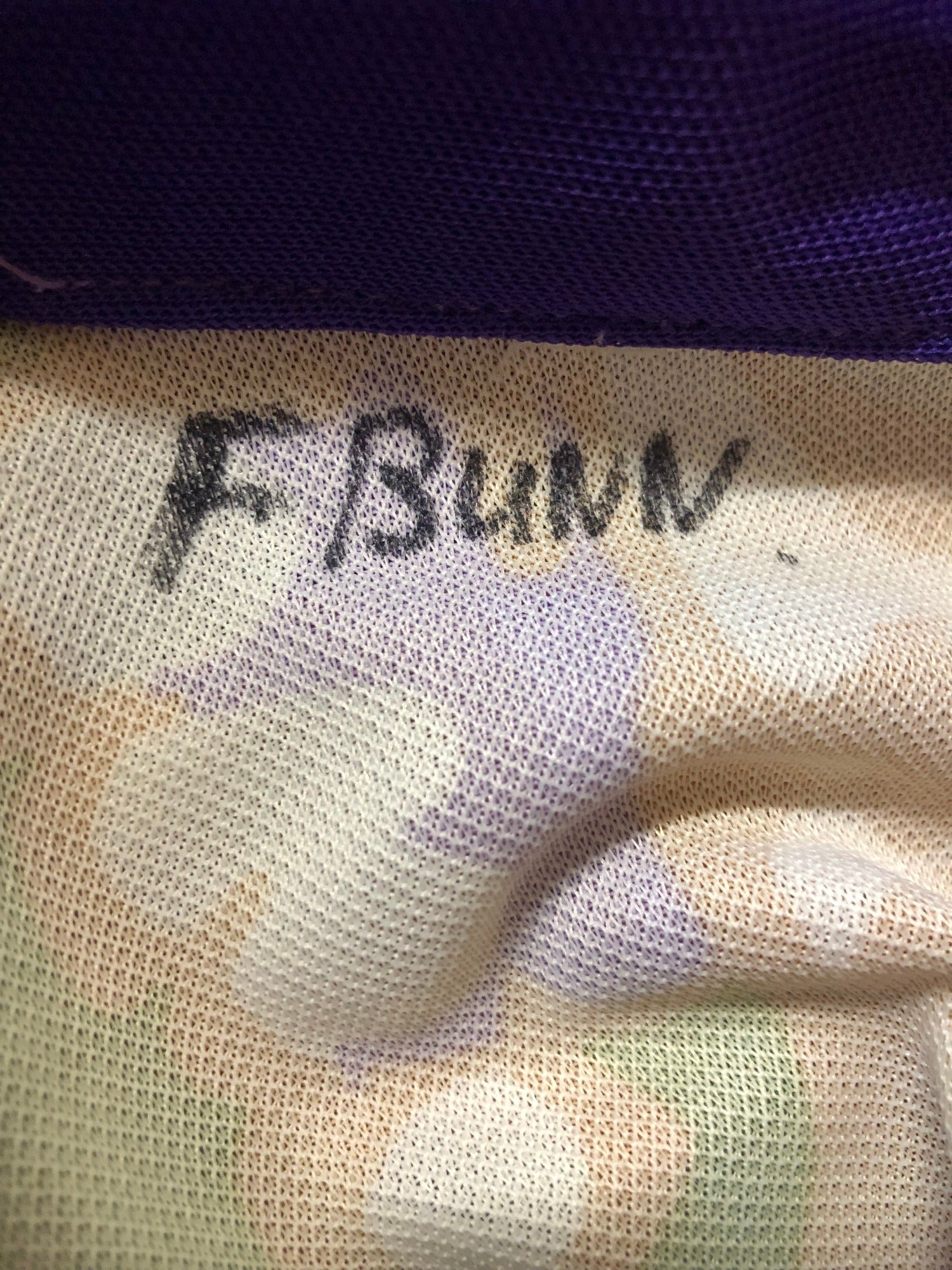 1970s Dagger Collar Psychedelic Print Blouse - Size UK 16