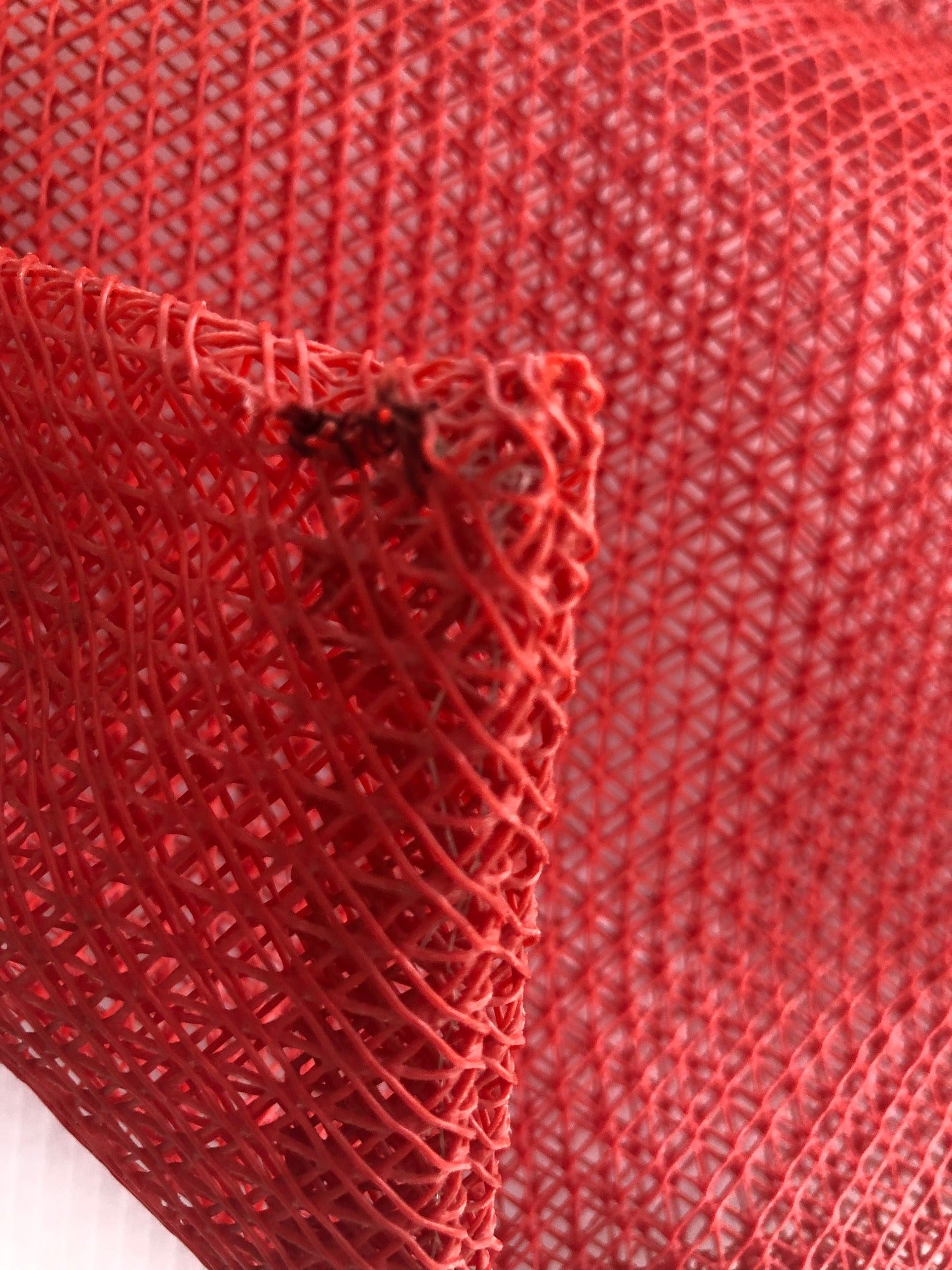 womens bag  womens  vintage  Urban Village Vintage  shopper bag  red  One Size  nylon  net style  handbag  bag  accessories  70s style  70  1970s