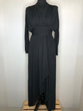womens  vintage  Urban Village Vintage  Peter Barrow London  long sleeve dress  dress  black  8  70s  1970s