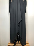 womens  vintage  Urban Village Vintage  Peter Barrow London  long sleeve dress  dress  black  8  70s  1970s