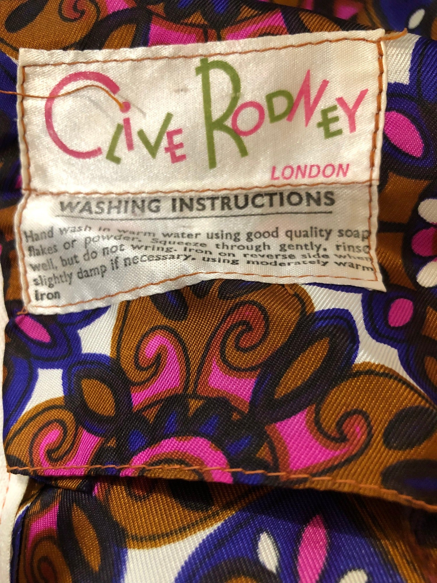 womens  vintage  top  sleeveless  retro  pussy bow  print top  Pink  multi  MOD  high neck  floral print  ethnic print  ethnic  dress  Clive Rodney  brown  Blue  60s  6  1960s