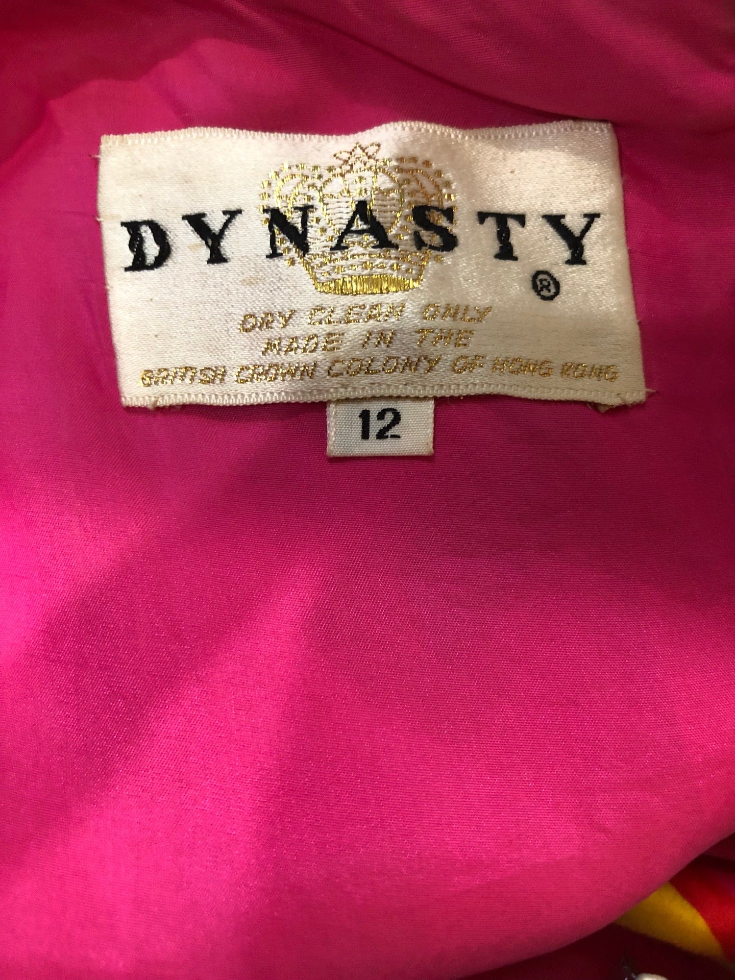 womens  vintage  sleevless  retro  pockets  pink  orange  multi  MOD  midi dress  midi  Dynasty  dress  back zip  A Line  60s  1960s  10