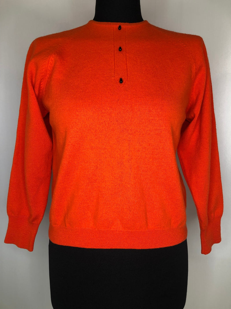 womens  vintage  Urban Village Vintage  urban village  round neck  red  MOD  Long sleeved top  long sleeve  light knit  knitwear  knitted  knit  jumper  collared  christmas jumper  christmas  60s  1960s  10