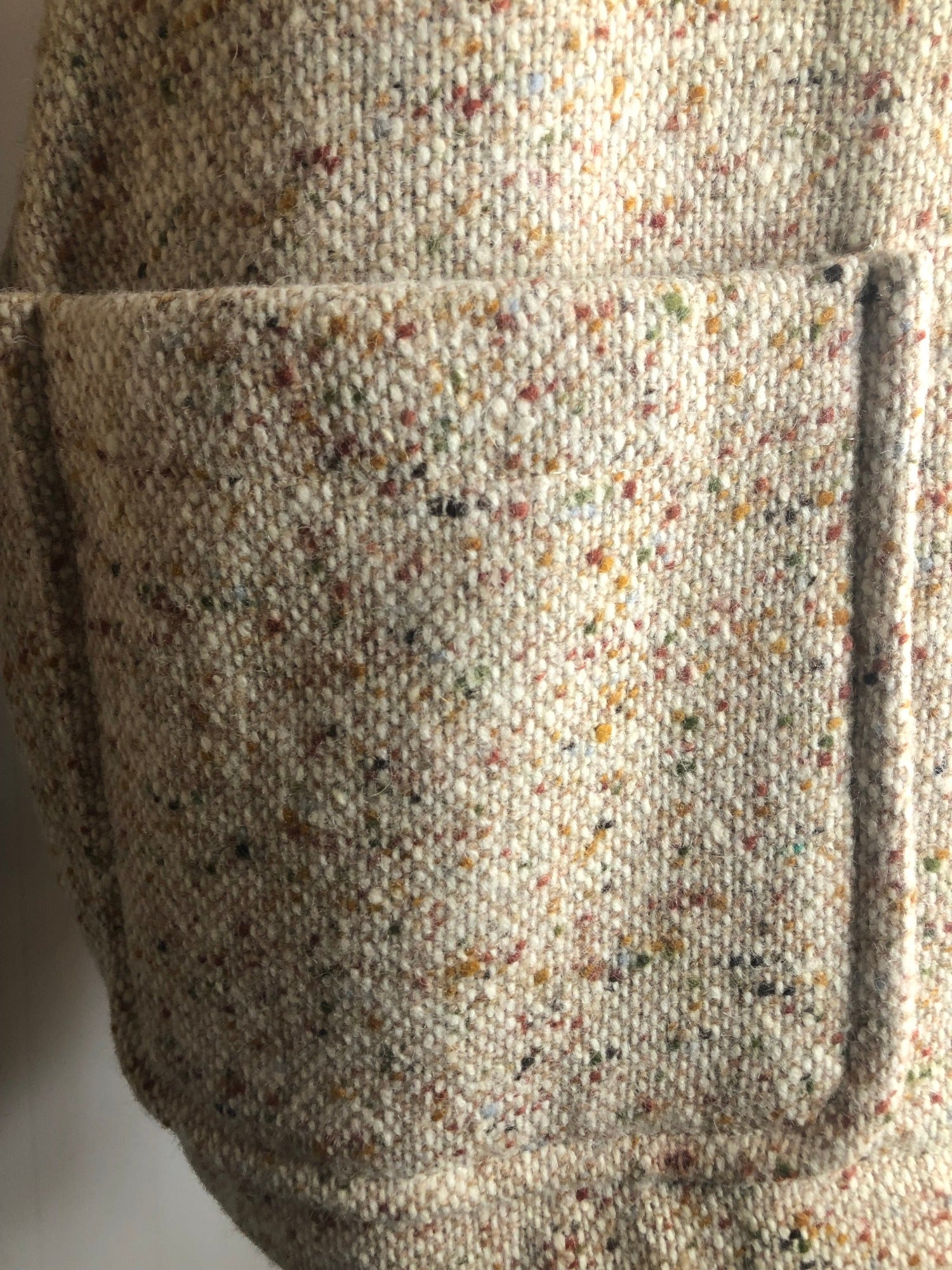 wool  womens  vintage  Urban Village Vintage  studio donegal  Jacket  coat  brown  beige  70s  70  1970s  16