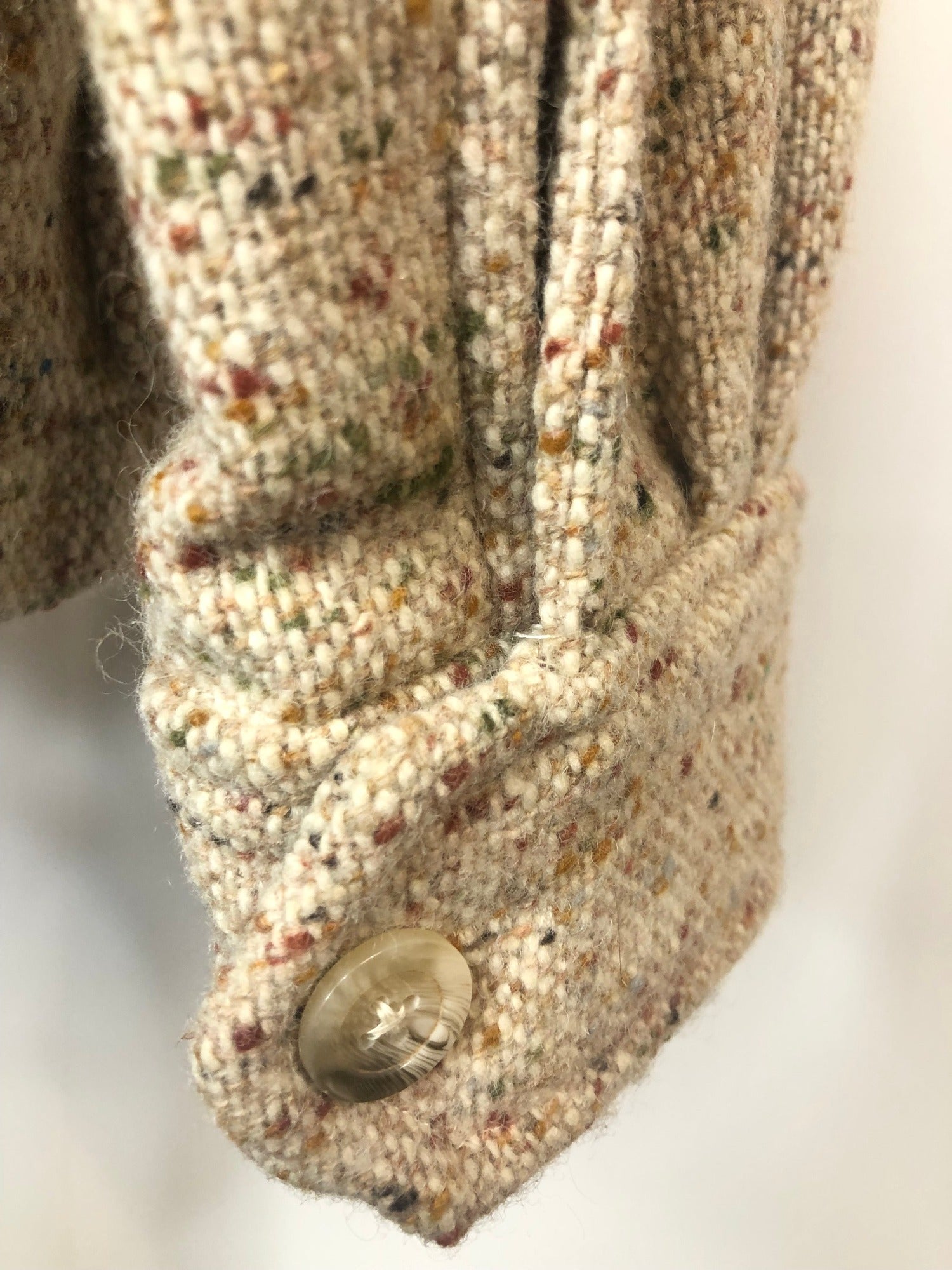 wool  womens  vintage  Urban Village Vintage  studio donegal  Jacket  coat  brown  beige  70s  70  1970s  16