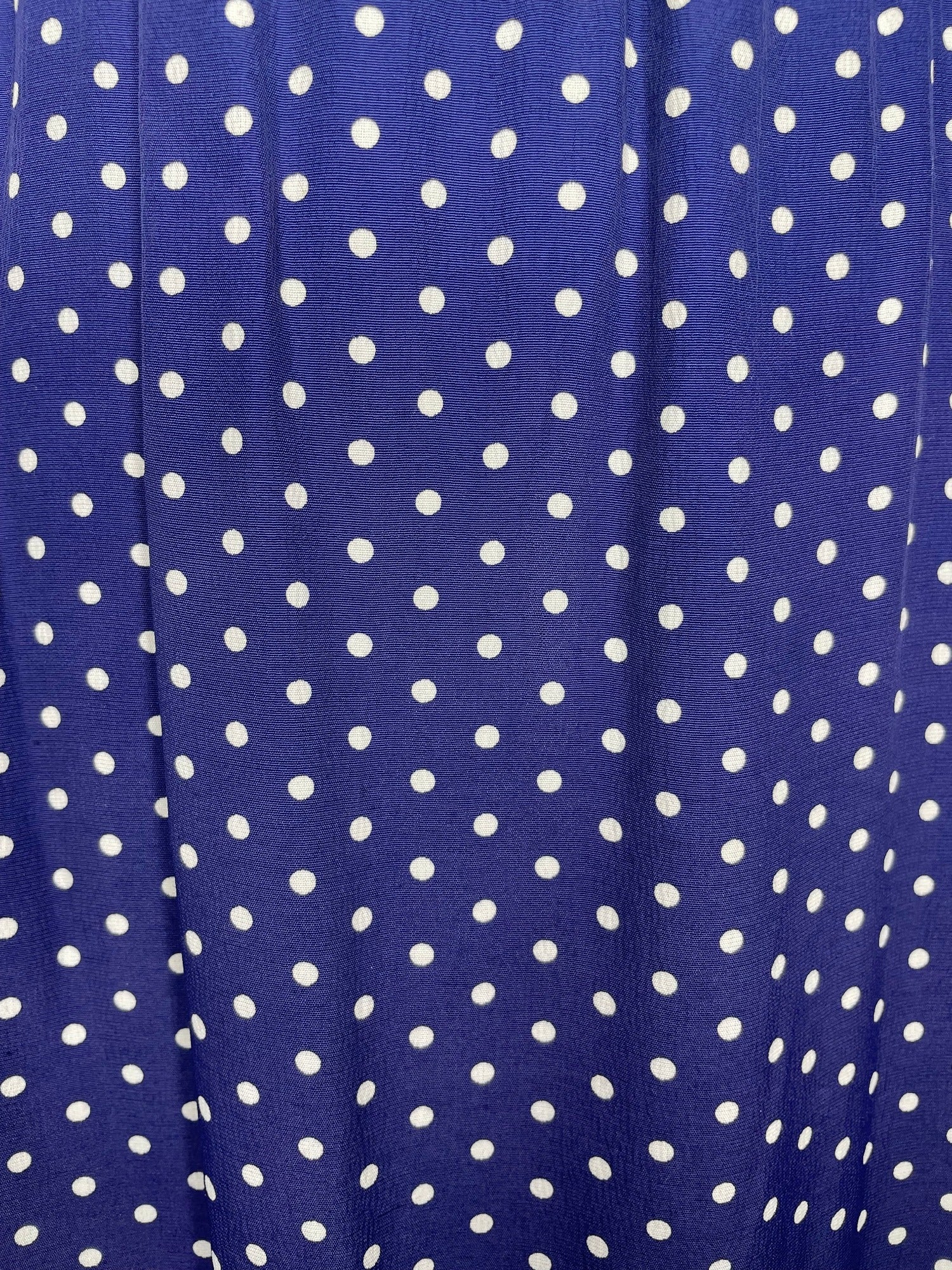 zip back  ww2  WW11  woodstock  womens  white polka dot  white  vintage  urban village  round collar  rockabilly  retro  pussy bow  princess diana  Polka Dot  pin up  neck tie  Navy  long length  long dress  long  bow tie collar  bow tie  Blue  70s  70  1970s  1950s  1940s  14