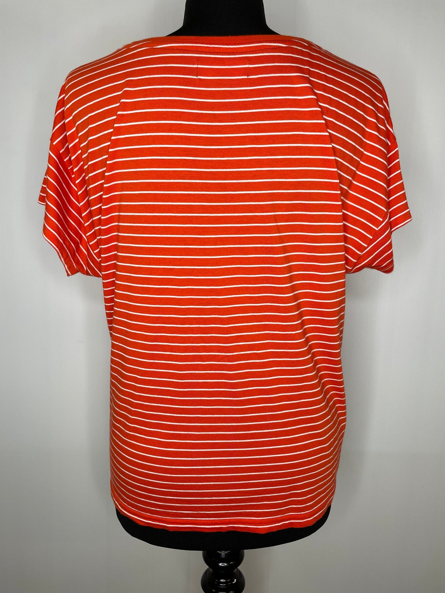 white  vintage  Urban Village Vintage  urban village  top  tee  t shirt  summer top  summer  stripey  Stripes  striped  stripe  short sleeved  short sleeve  retro  Red  MOD  Fred Perry  crew neck  Cotton  breton  14
