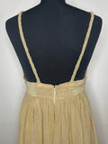 womens  vintage  Urban Village Vintage  urban village  summer dress  maxi dress  lurex  long dress  holiday  greek  grecian  gold metallic  gold lurex  gold  glittery  glitter  dress  boho  70s  70  1970s  12