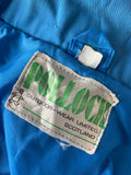 10  womens  waterproof  water repellent  vintage  pointed collar  point collar  outdoor wear  Outdoor jacket  nordic  large collar  faded  embroidery detail  embroidery  Embroidered  dagger collar  collared  collar  blue  big collar  70s  1970s