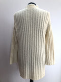 womens  vintage  Urban Village Vintage  urban village  St Michael  pockets  open cardigan  knitwear  knitted  knit  cream  cardigan  cardi  button  70s  1970s  10