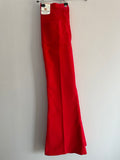 woodstock  womens  vintage  Urban Village Vintage  urban village  true vintage  retro  Red  jeans  jean  hippie  flares  flared trousers  flared  deadstock  Cotton  bell bottoms  70s  70  6  1970s