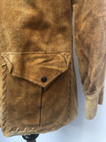 womens  western  vintage  Urban Village Vintage  Suede Jacket  Suede  shirt  Jacket  dagger collar  Cowboy Shirt  brown  70s  1970s  10