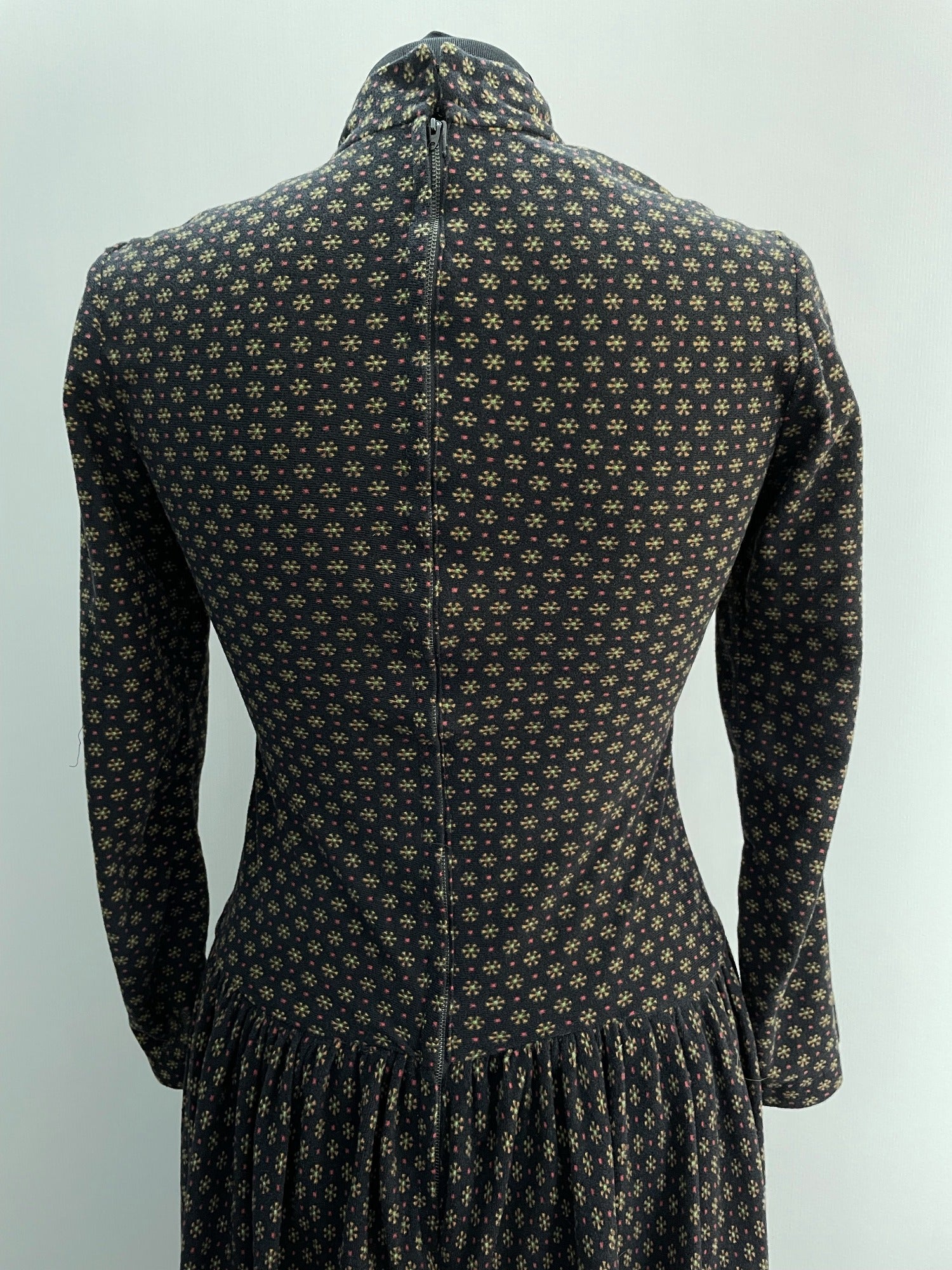 womens  vintage  victoriana  victorian  Urban Village Vintage  urban village  sybil zelker  polly peck  patterned dress  patterned  maxi dress  maxi  hippy  hippie  high neck  folk  floral  ethnic print  ethnic  dress  boho  bohemian  70s  70  1970s  10