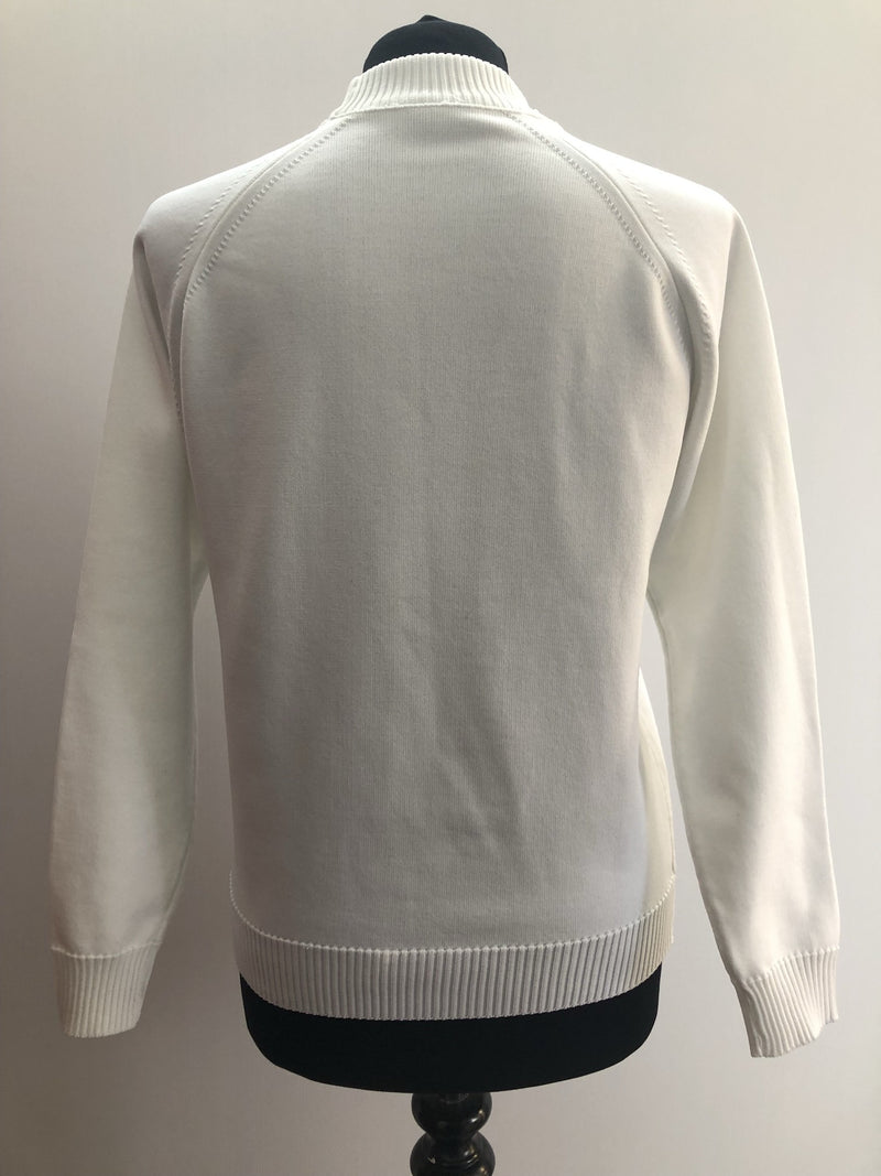 womens  white  vintage  Urban Village Vintage  urban village  MOD  long sleeve  knitwear  knitted  knit  jumper  60s  1960s  12
