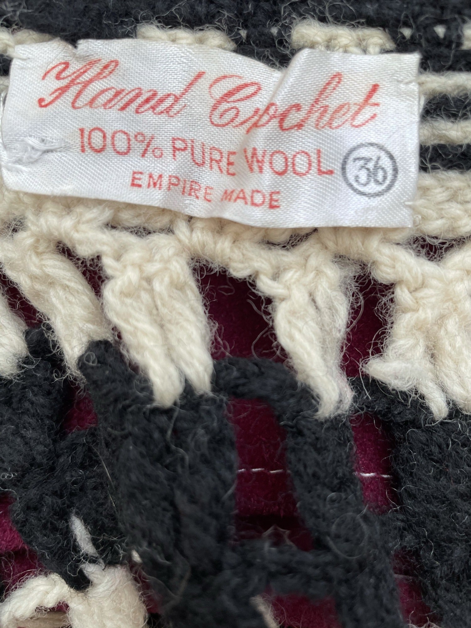 woodstock  womens  white  waistcoat  vintage  Urban Village Vintage  urban village  sleevless  retro  psychedelic  psych  One Size  Jacket  hippy  hippie  handmade  decorative buttons  crochet  button  boho  black  70s  1970s  12