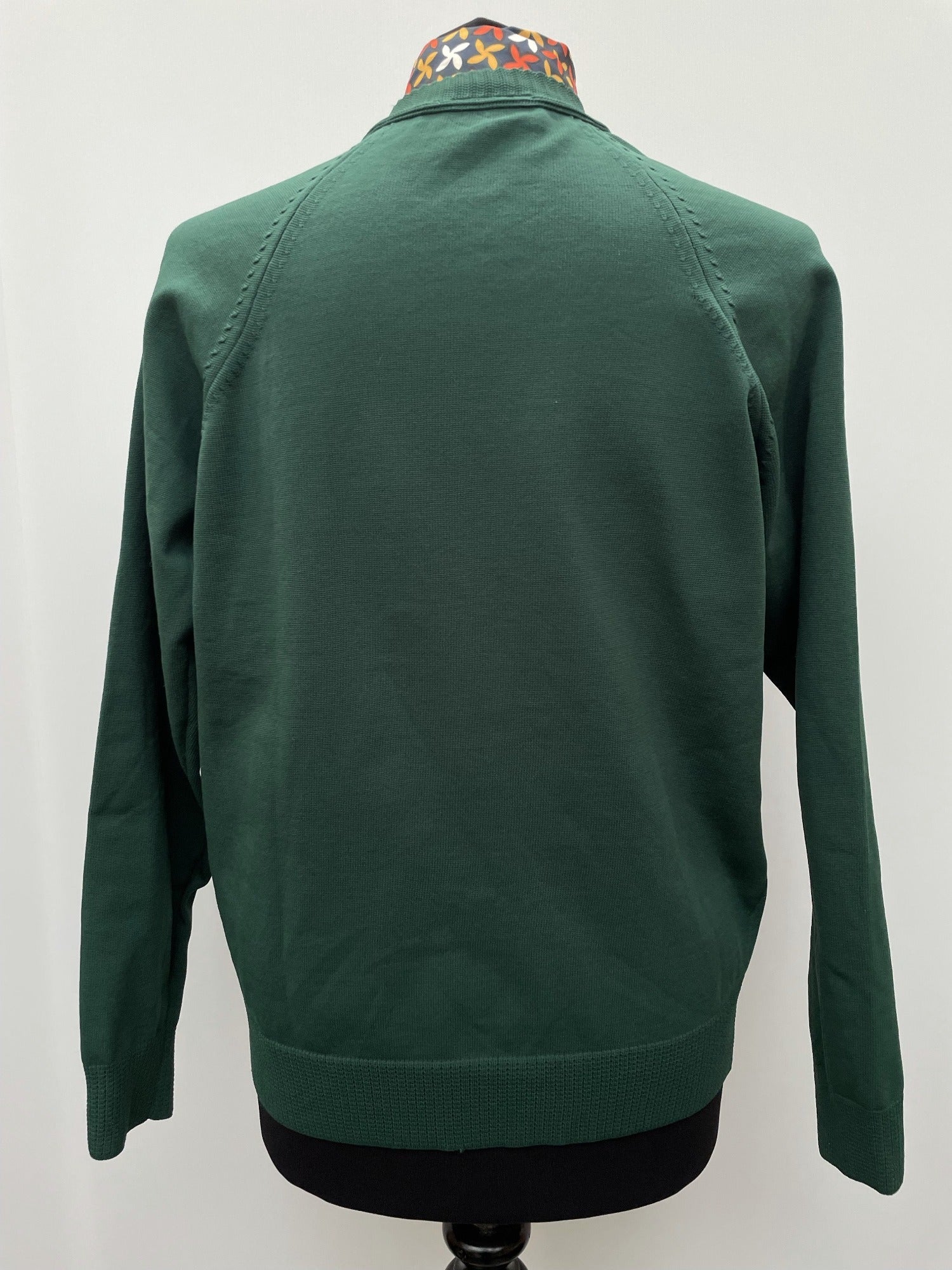 womens  vintage  Urban Village Vintage  urban village  MOD  long sleeve  knitted  knit  Green  goldwear england  fine knit  elasticated  cardigan  cardi  button fastening  button  60s  1960s  14