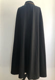 wool  womens  vintage  Urban Village Vintage  stitch detailing  mono  jackety  Cojana London  cape jacket  cape  black  60s  1960s  10