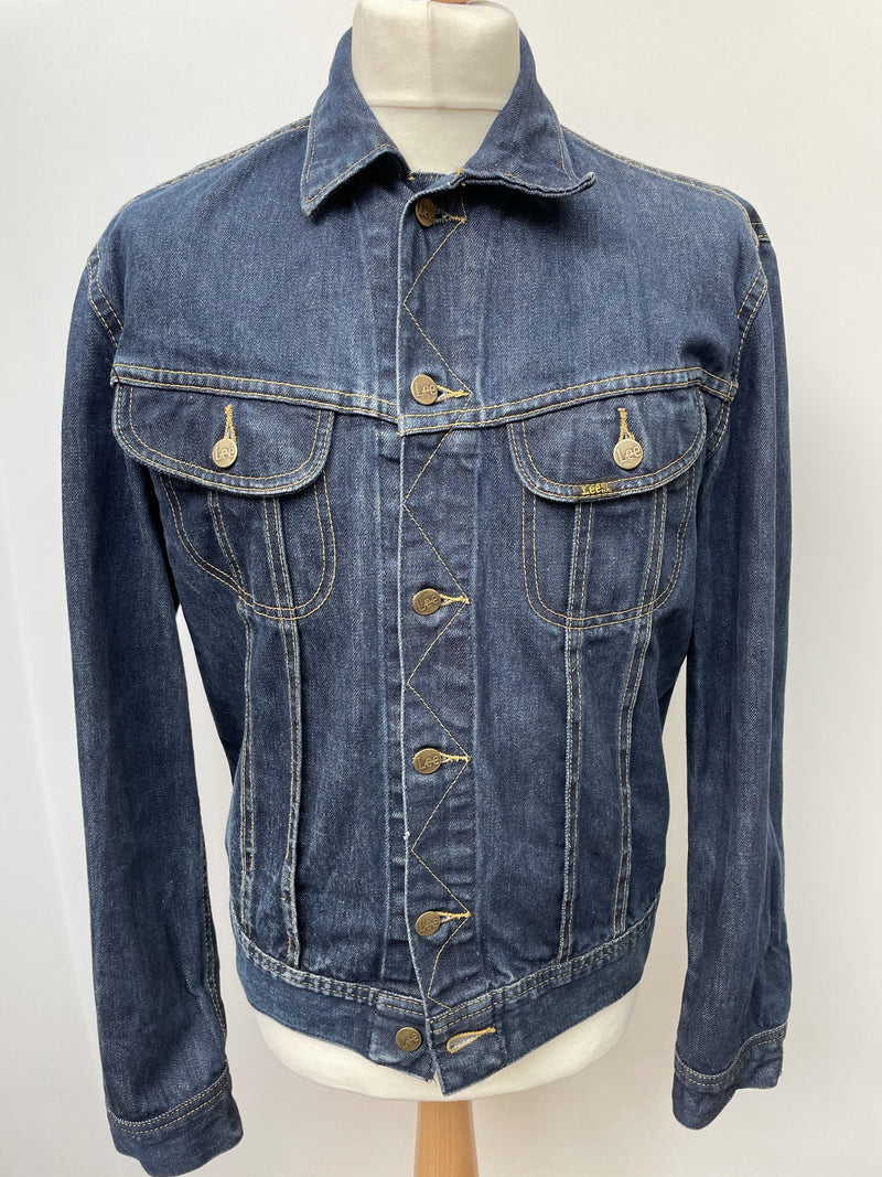 vintage  mens  Lee  l  Jacket  Denim jacket  denim  blue urban village clothing