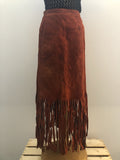 zip  womens  vintage  Urban Village Vintage  urban village  suede  Skirts  skirt  lace up  hippie  festival  boho  bohemian  beading detail  beading  70s  6  1970s