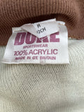 1970s Knitted Polo Top by Duke - Size 10