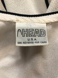 zip back  zip  womens  white  waist belt  vintage  Urban Village Vintage  urban village  tennis  stripes  stitch detailing  stitch detail  squiggle  sportswear  sleeveless  MOD  mini dress  mini  dress  60s