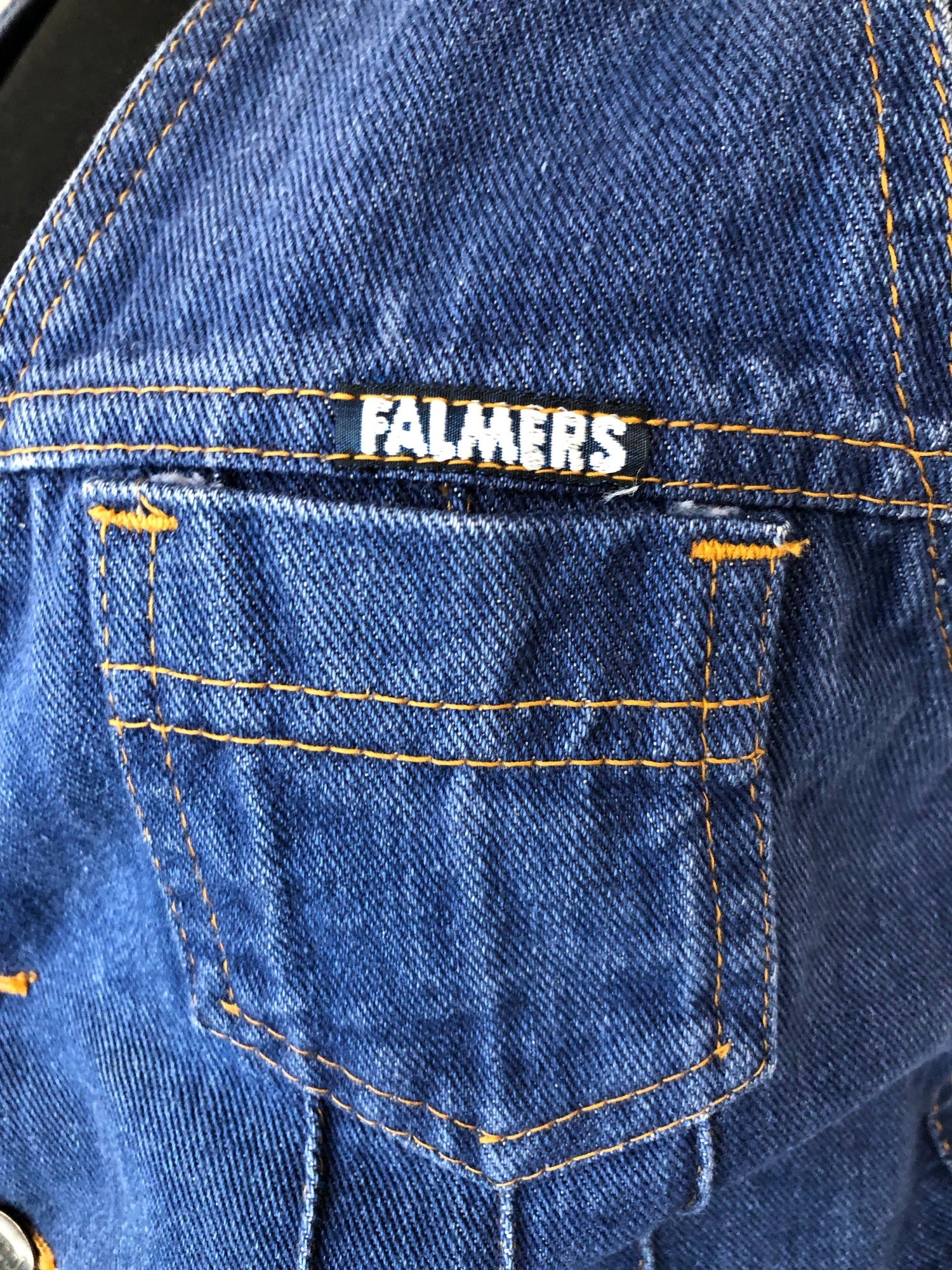 womens  waistcoat  vintage  Urban Village Vintage  urban village  sleevless  sleeveless  jean  Jacket  fitted  Falmers  denim  blue  70s  70  1970s  12