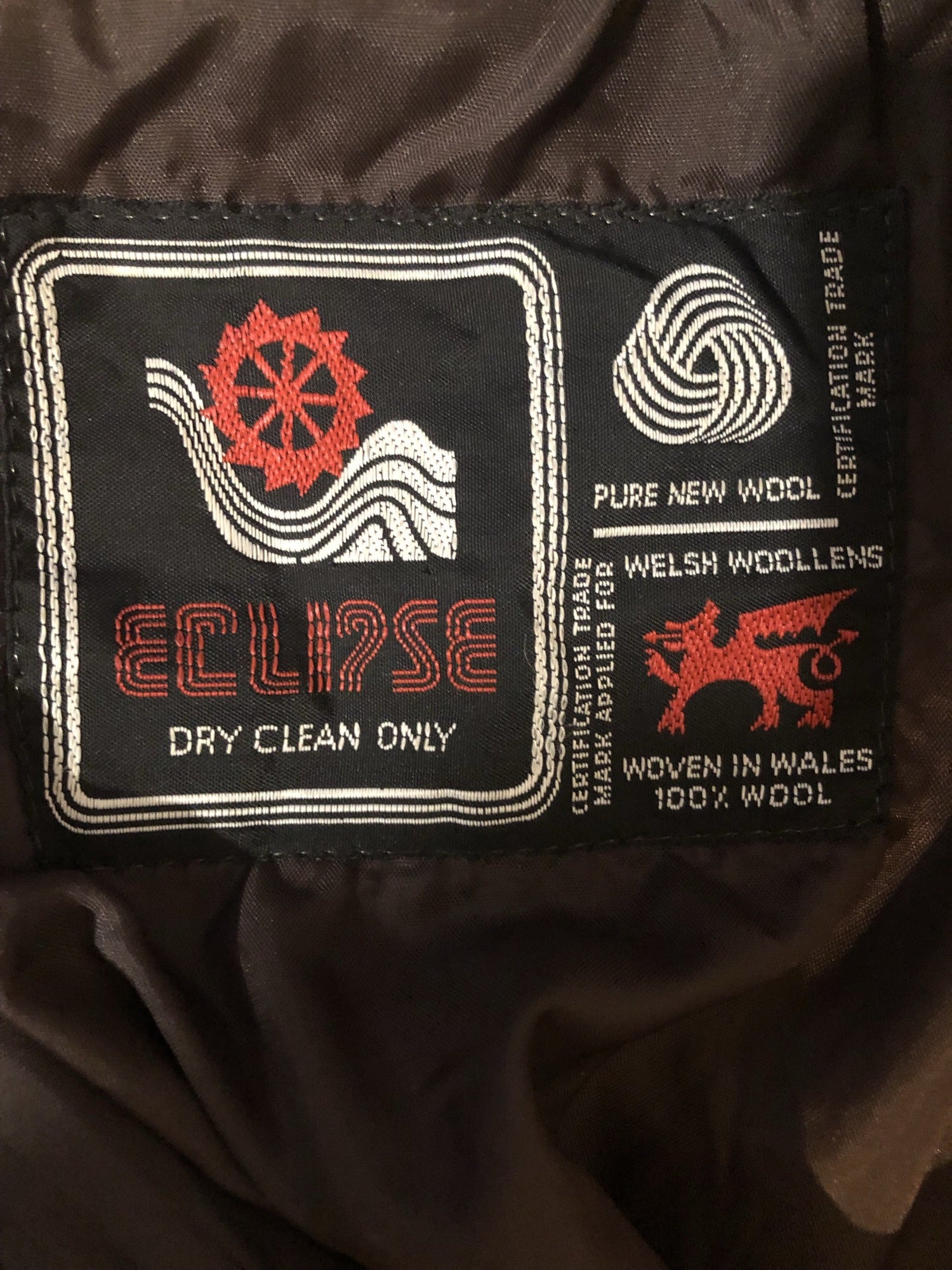 womens  Welsh Woollens  welsh wool  welsh  waist belt  vintage  Urban Village Vintage  tapestry  S  MOD  Eclipse  cape  brown  60s  1960s