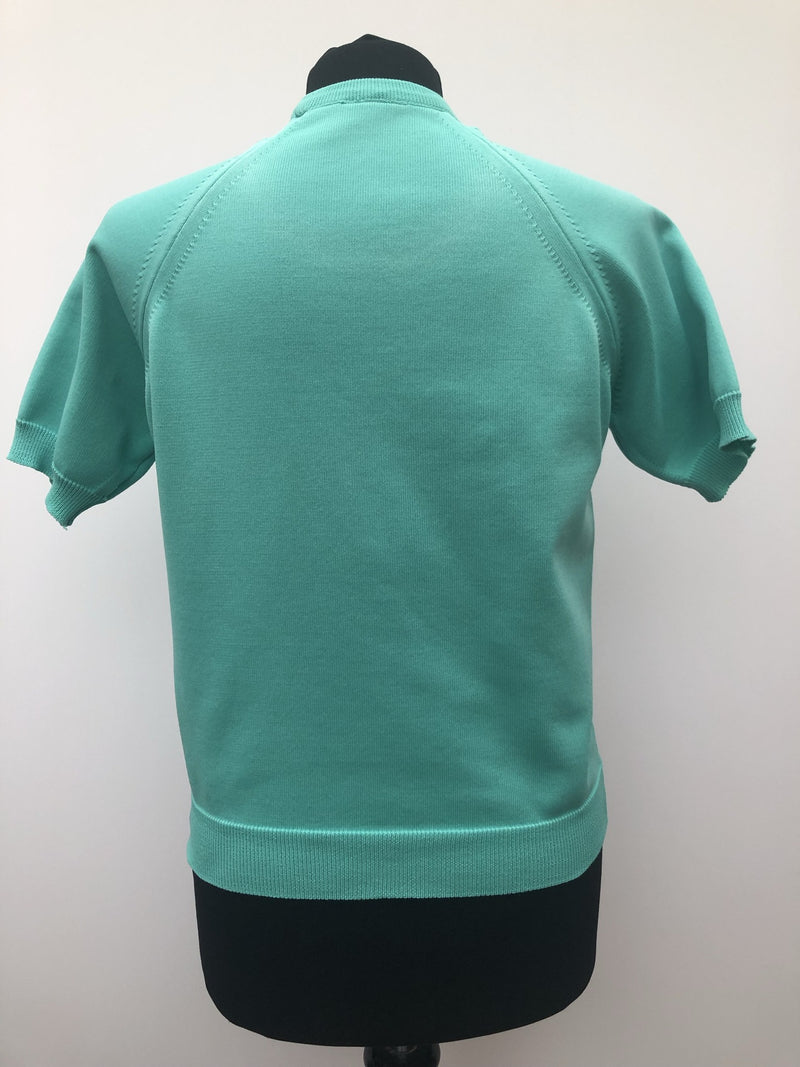 womens  vintage  Urban Village Vintage  urban village  Turquoise  patterned  MOD  knitwear  knitted  knit  green  60s  1960s  10