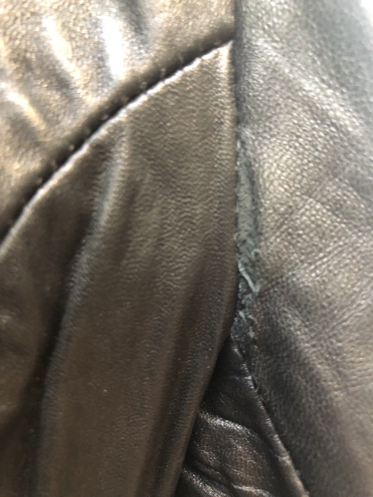 womens jacket  womens  vintage  Urban Village Vintage  rabbit  leather  fur collar  fitted  black  70s  1970s  10