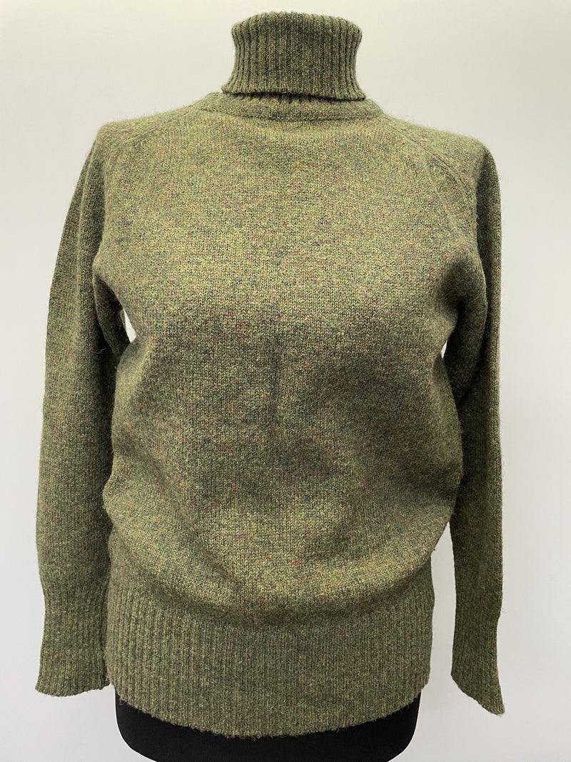 wool  womens  vintage  Urban Village Vintage  urban village  turtle neck  roll neck  retro  pure wool  long sleeve  knitwear  knitted  knit  elasticated  60s  1960s  100% Wool  100% Saxony Wool