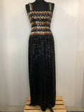 womens  vintage  Urban Village Vintage  urban village  studio 54  sequin  party dress  party  new year  maxi dress  maxi  long length dress  long  Kati by Laura Phillips  high neck  glitter  dress  disco dress  disco  christmas