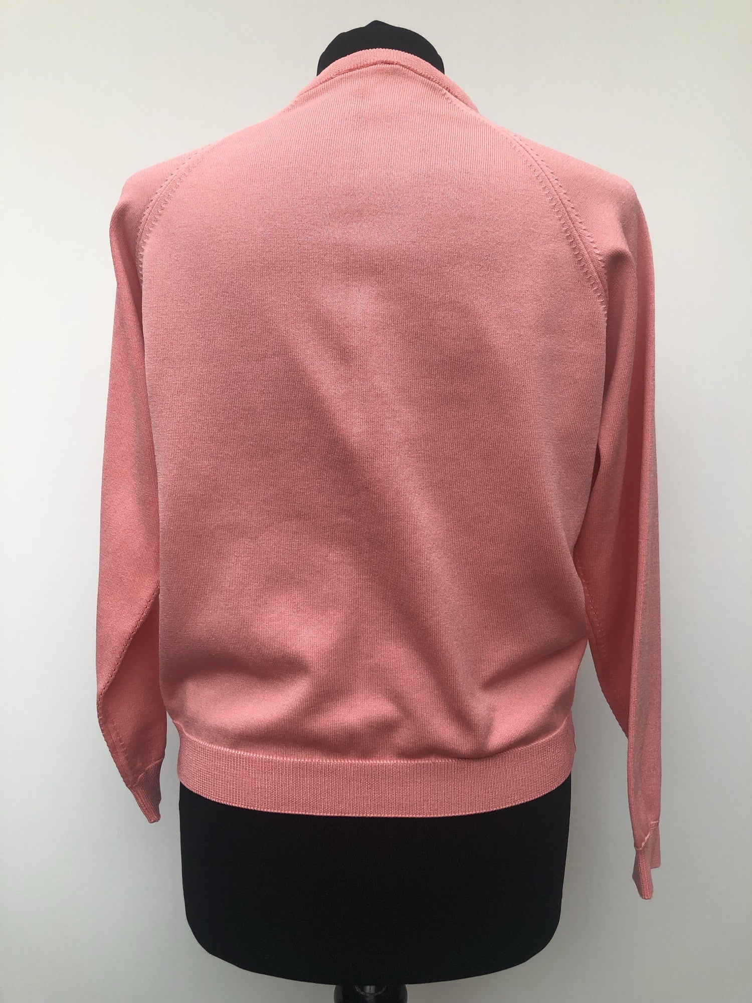 womens  vintage  Urban Village Vintage  urban village  stitch detailing  stitch detail  shortcut  retro  pink  long sleeve  light knit  knitwear  knitted  knit  cardigan  60s  1960s  12