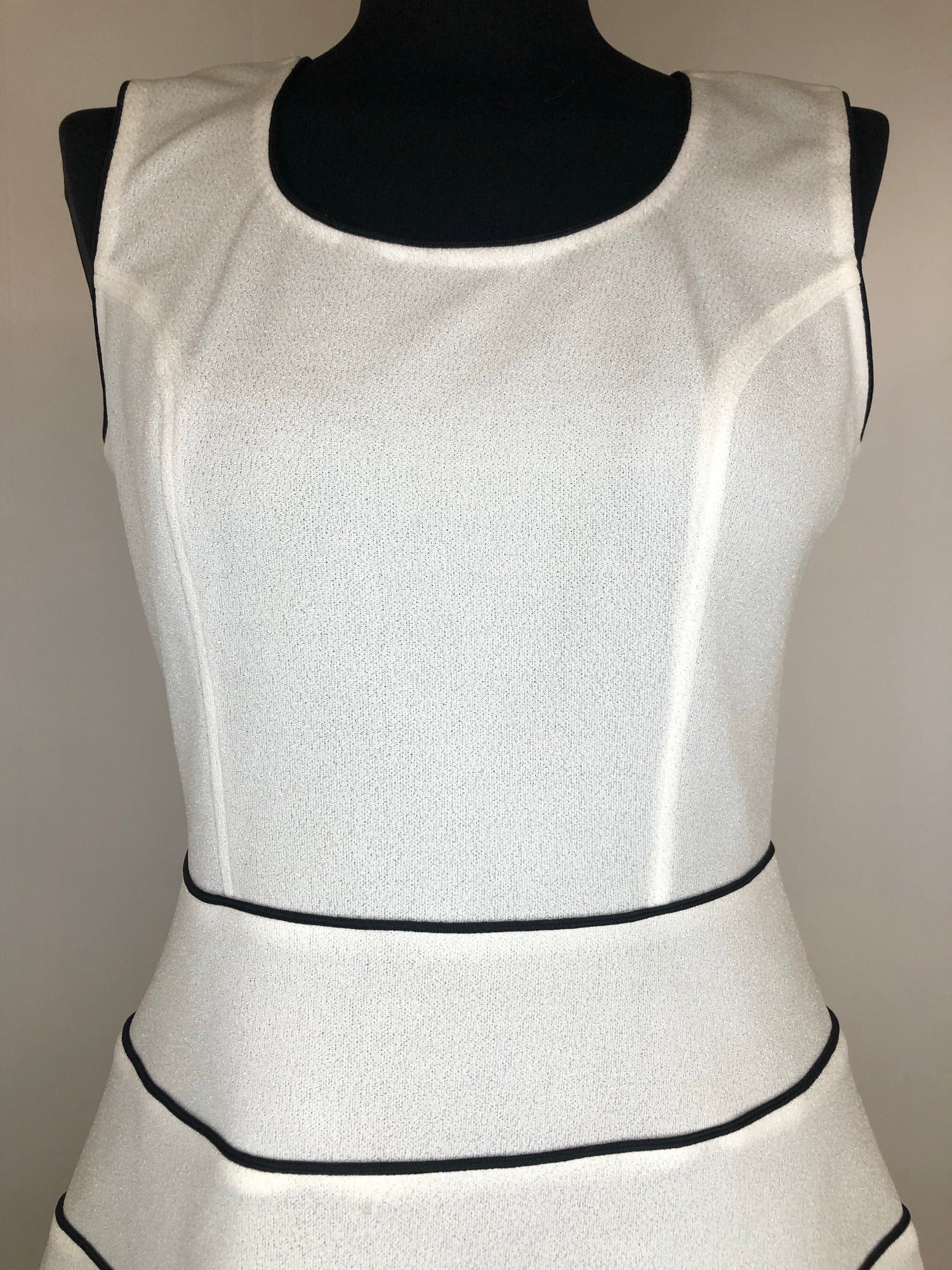 zip back  zip  womens  white  waist belt  vintage  Urban Village Vintage  urban village  tennis  stripes  stitch detailing  stitch detail  squiggle  sportswear  sleeveless  MOD  mini dress  mini  dress  60s