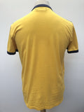 Yellow  Top  T-Shirt  Stripes  sportswear  MOD  mens  M  Logo design  Fred Perry