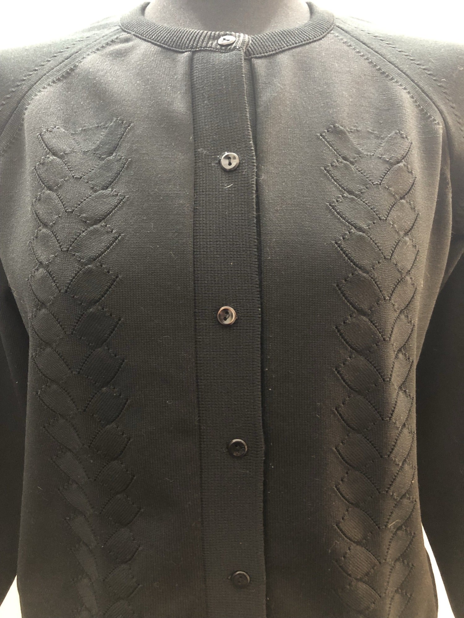 womens  vintage  Urban Village Vintage  sweater  MOD  Lightweight Knit  light knit  knitwear  knitted  knit  cropped  Countess Christie  cardigan  black  60s  1960s  14