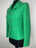 wool jacket  wool  womens  windsmoor  vintage  Urban Village Vintage  suit jacket  jacket  Green  fitted  autumnal  autumn  6  1970s