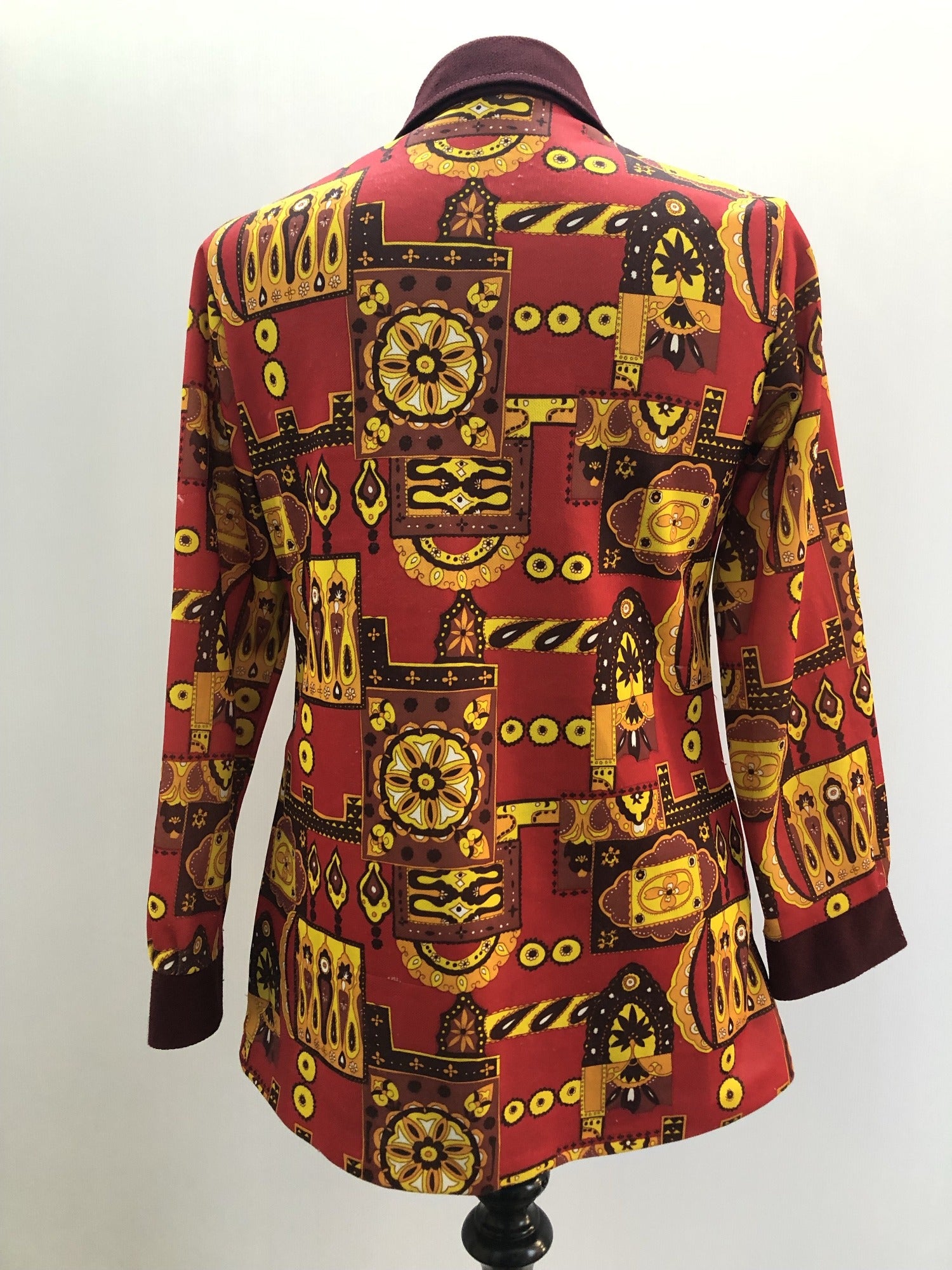 womens  vintage  Urban Village Vintage  urban village  side button fastening  retro  patterned dress  MOD  large gingham check  gingham check  Gingham  dress  blue  60s  1960s  12