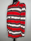 white  vintage  Urban Village Vintage  urban village  tunic  striped  stripe  Shirt  retro  red  printed shirt  modette  mod  long sleeves  dagger collar  dagger  button down  button  black  70s  1970s  Online store