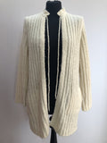 womens  vintage  Urban Village Vintage  urban village  St Michael  pockets  open cardigan  knitwear  knitted  knit  cream  cardigan  cardi  button  70s  1970s  10