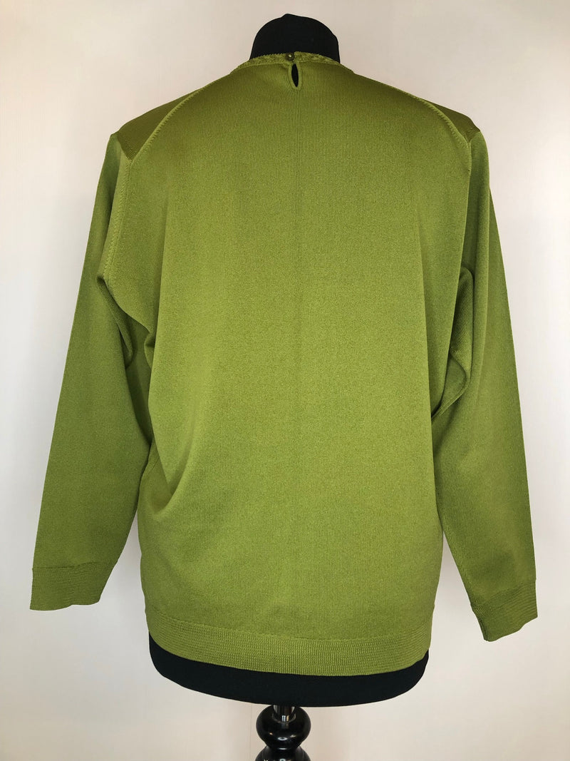 womens  vintage  Urban Village Vintage  urban village  top  sweater  rollneck  retro  pullover  modette  MOD  long sleeves  Long sleeved top  long sleeve  jumper  Green  autumnal  autumn  60s  1960s 16