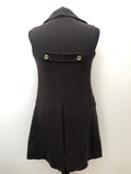 womens  vintage  Urban Village Vintage  urban village  mini dress  dress  button front  brown  8  60s  1960s