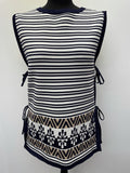 1970s Knitted Tunic Top - Size 10/12