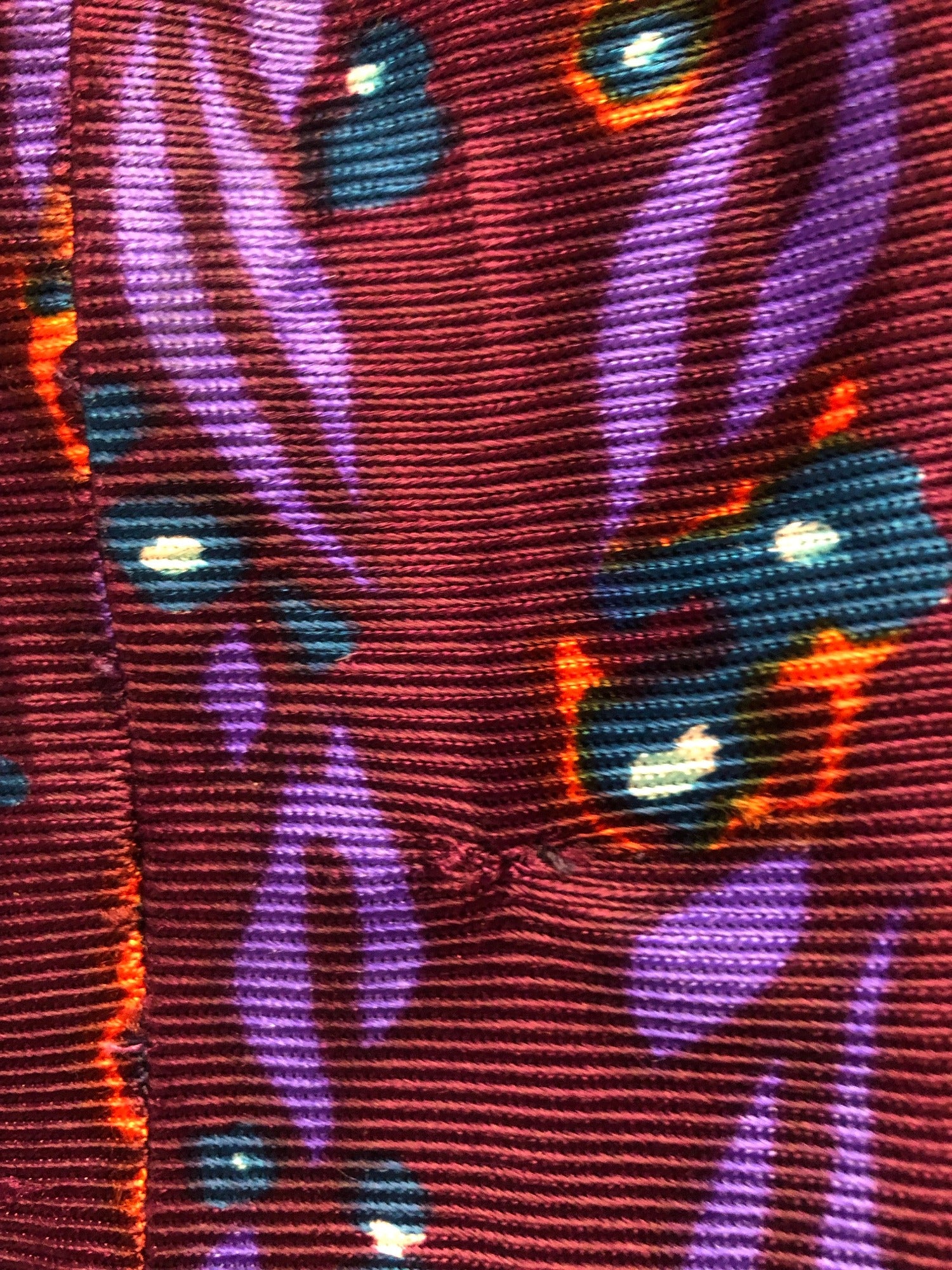 womens wide leg vintage Urban Village Vintage purple pink palazzo pants onsie jumpsuit flower print flower power floral print flares flared all in one 8 70s 1970s